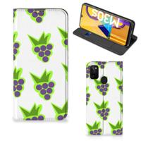 Samsung Galaxy M30s | M21 | Flip Style Cover | Druiven - thumbnail