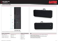 Gator Cases GC-ELEC-XL ABS gitaarkoffer extra lang - thumbnail