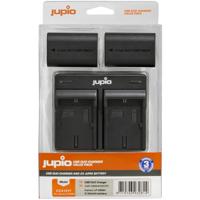 Jupio Value Pack: 2x Battery LP-E6NH 2130mAh + USB Dual Charger - thumbnail