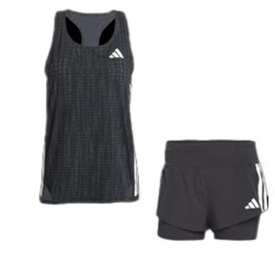 adidas Adizero Singlet 2in1 Short Set Dames