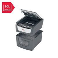 Rexel Optimum AutoFeed 45X Papierversnipperaar 45 vellen Micro cut 4 x 28 mm P-4 20 l Ook geschikt voor Paperclips, Nietjes, Creditcards - thumbnail
