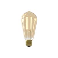 LED volglas LangFilament Rustieklamp 220-240V 3,5W 250lm E27 ST64 Goud 2100K Dimbaar Calex - Calex - thumbnail