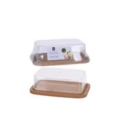 Botervloot met bamboe deksel - thumbnail