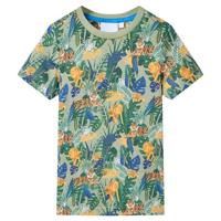 VidaXL Kindershirt met korte mouwen 140 meerkleurig - thumbnail