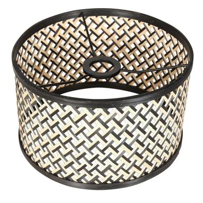 Steinhauer Lampenkap Bamboe Ø 30 cm E27 zwart beige Steinhauer Lampenkap Bamboe Ø 30 cm E27 zwart beige