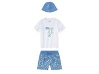 lupilu Kinder kledingset (Wit/blauw, 110/116) - thumbnail