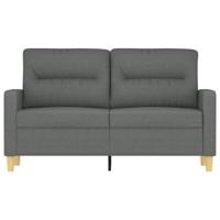 Tweezitsbank 120 cm stof donkergrijs - thumbnail
