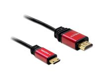 DeLOCK HDMI Mini Cable - 5.0m HDMI kabel 5 m HDMI Type A (Standaard) HDMI Type C (Mini) Zwart - thumbnail