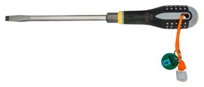 Bahco Schroevendraaier ERGO™ | met Dyneema koord | driecomponentengreep | dubbele handgreep | gleuf | 2 x 12 x 200mm - TAHBE-8880