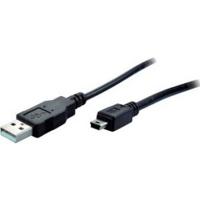 S-Conn USB A/B 2m USB-kabel USB 2.0 Mini-USB B Zwart - thumbnail