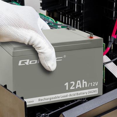 Qoltec 53049 AGM-accu | 12V | 12Ah