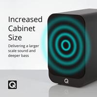 Q Acoustics: 3020i Boekenplank Speakers 2 Stuks - Carbon Black - thumbnail