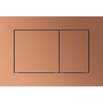 Bedieningsplaat TECE Loop Met Duospoeltechniek Kunststof Geborsteld Rood Brons TECE