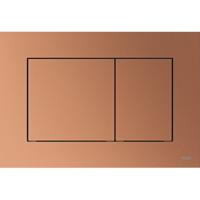 Bedieningsplaat TECE Loop Met Duospoeltechniek Kunststof Geborsteld Rood Brons TECE - thumbnail