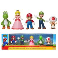 Super Mario Mini Action Figure - Mario and Friends Multi-Pack (5 figures) - thumbnail