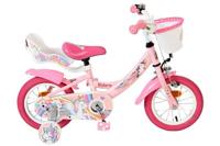 Volare unicorn kinderfiets - meisjes - 12 inch - roze - thumbnail