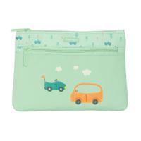 Schoolpennenzak Safta Coches Auto's Groen 23 x 16 x 3 cm - thumbnail
