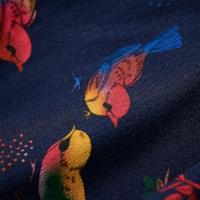 Kinderrokje vogelprint 92 marineblauw - thumbnail