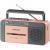 Crosley CT102A-RG radio, cassette speler & recorder rose gold - thumbnail