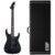 ESP LTD JL-600 Black Satin Jeff Ling Signature elektrische gitaar met koffer - thumbnail