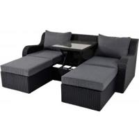 Pandora loungeset zwart - thumbnail