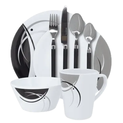 Eurotrail Bestek- en Serviesset Napoli 8-delig Eurotrail Bestek- en Serviesset Napoli 8-delig