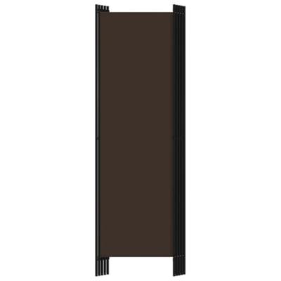 Kamerscherm met 5 panelen 250x180 cm bruin Kamerscherm met 5 panelen 250x180 cm bruin