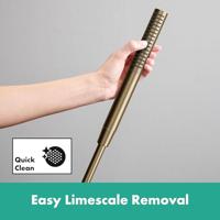 Hansgrohe Pulsify S staafhanddouche 100 1jet EcoSmart, Brushed Bronze - thumbnail