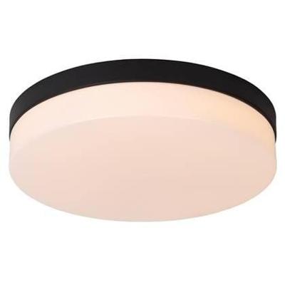 Lucide BISKIT - Plafonnière Badkamer - Ø 34,5 cm - LED - 1x24W 2700K - IP44 - Bewegingssensor - Zwart Lucide BISKIT - Plafonnière Badkamer - Ø 34,5 cm - LED - 1x24W 2700K - IP44 - Bewegingssensor - Zwart