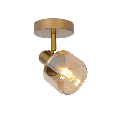 Lucide BJORN - Plafondspot - 1xE14 - Mat Goud / Messing
