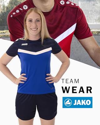 JAKO 6124D T-Shirt Iconic Dames - Royal/Marine - 40