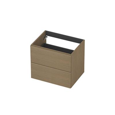 INK - Onderkast 2L Decor Softclose Tbv Greep - 600x450x520 Mm - Olijf Eiken