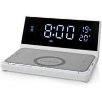 Nedis WCACQ20WT Wekker met Draadloze Lader Qi Wit - thumbnail