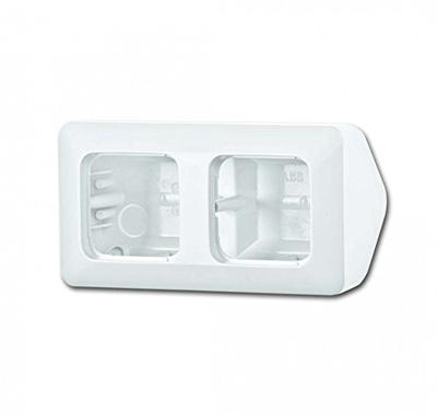 Busch-Jaeger 2-voudig Opbouwbehuizing Zuiver wit (RAL 9010), Wit 2CKA001799A0985 Busch-Jaeger 2-voudig Opbouwbehuizing Zuiver wit (RAL 9010), Wit 2CKA001799A0985