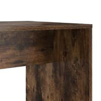 Bureau met plank Gerookt eiken 138.5 x 55 x 143 cm Bewerkt hout - thumbnail