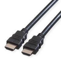 Roline 11.04.5573 HDMI-kabel HDMI Aansluitkabel HDMI-A-stekker 3.00 m Zwart Afgeschermd - thumbnail