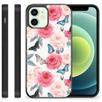 iPhone 12 Mini Skin Case Butterfly Roses - thumbnail