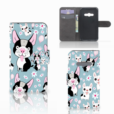 Samsung Galaxy Xcover 3 | Xcover 3 VE | Telefoonhoesje | Met pasjeshouder | Hondjes