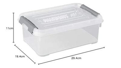 Curver handy+ opbergbox 4 liter transparant