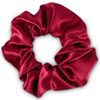 scrunchie Zijde Amarena red - thumbnail