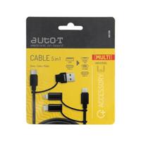 Meerkopskabel - AUTO T - 540339 - 5 connectoren - thumbnail