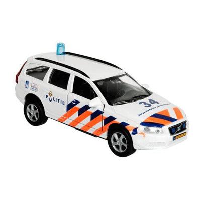 Kids Globe Traffic politieauto met licht en geluid die-cast
