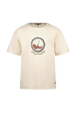 Like Flo winter slub jersey t-shirt jongens - wit - Eagle