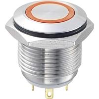 TRU COMPONENTS 701868 GQ16F-10E/J/R/12V Vandalismebestendige druktoets 48 V/DC 2 A 1x uit/(aan) Moment Rood IP65 1 stuk(s) - thumbnail