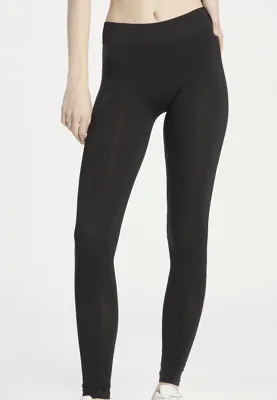 Dames legging - London - Aansluitend - Zwarte stretch leggings dames
