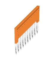 Weidmüller 2733970000 Dwarsverbinder Oranje 20 stuk(s) - thumbnail