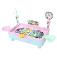 3 sets kinderen speelgoed elektrische vissen van educatief speelgoed Hengelsport kleur willekeurige levering - thumbnail