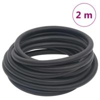 VidaXL Luchtslang hybride 0,6&apos;&apos; 2 m rubber en pvc zwart - thumbnail