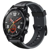 Huawei Watch GT 55023255 - siliconen band - grafietzwart - thumbnail