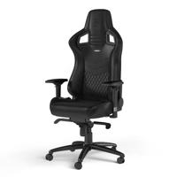 Noblechairs noblechairs EPIC Echtleder Gaming Stuhl - schwarz Gaming stoel Zwart - thumbnail